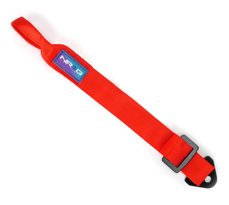 NRG Universal Tow Strap 24in Adjustable - Red