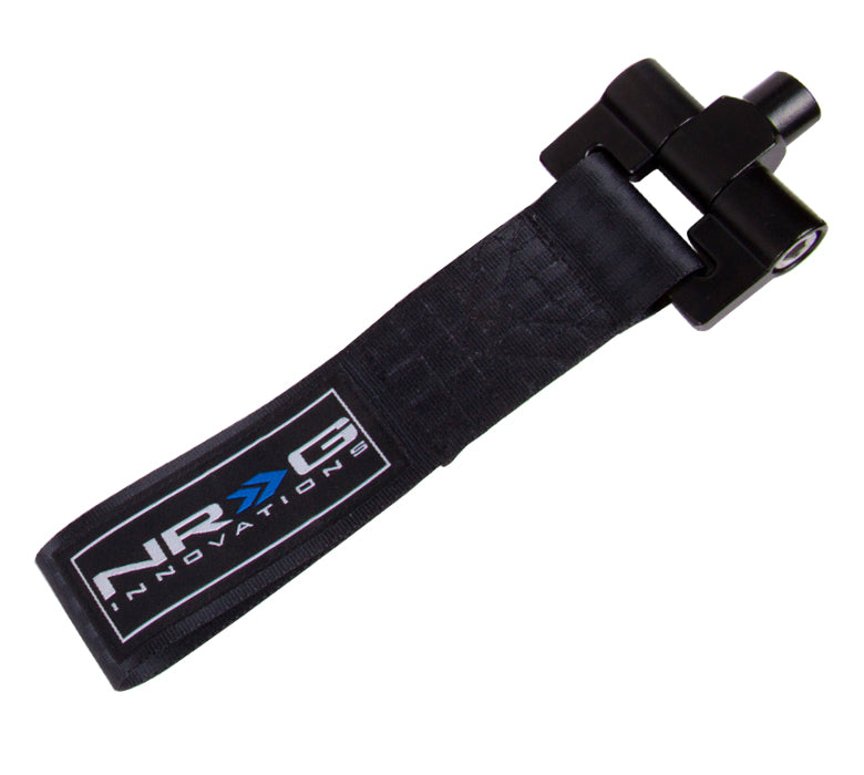 NRG Bolt-In Tow Strap Black- BMW E30 (5000lb. Limit)