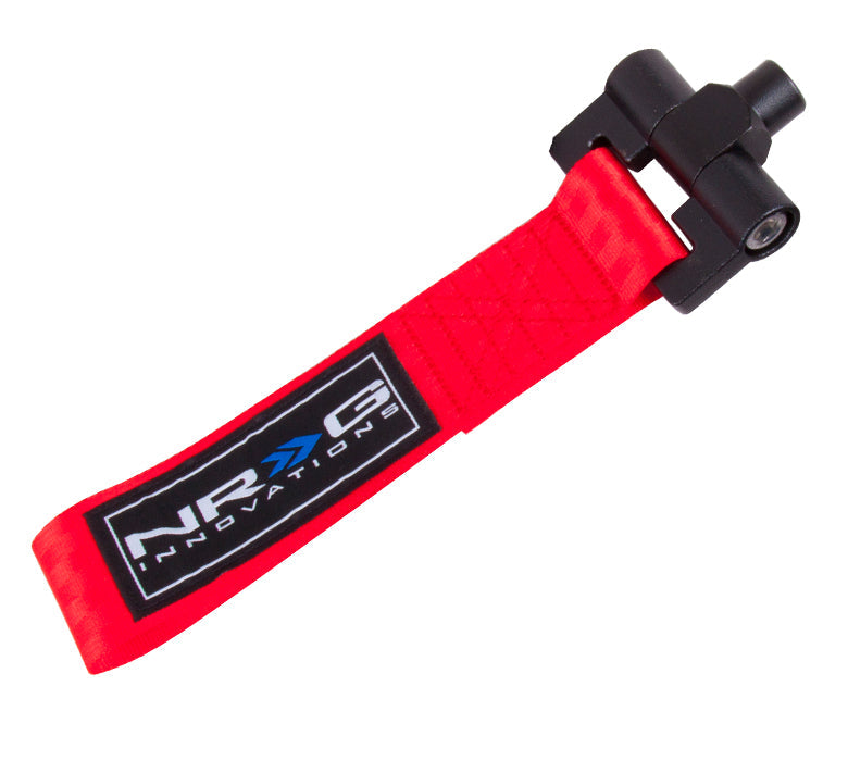 NRG Bolt-In Tow Strap Red- Audi A4 08+ (5000lb. Limit)