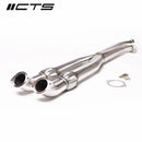 CTS TURBO NISSAN R35 GT-R Y-PIPE/MID-PIPE CATLESS-2