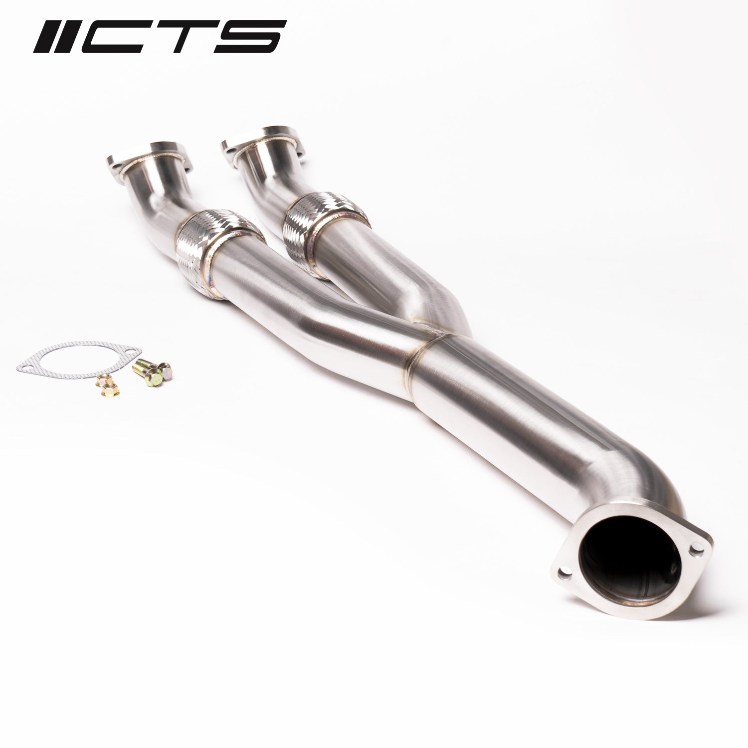 CTS TURBO NISSAN R35 GT-R Y-PIPE/MID-PIPE CATLESS