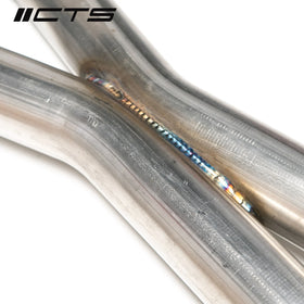 CTS Turbo Audi S4 B8/B8.5 Resonator Delete X-Pipe - 0