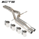 CTS Turbo Audi S4 B8/B8.5 Resonator Delete X-Pipe-1