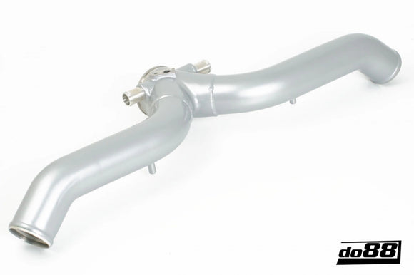 do88 Porsche 997.2 Turbo 2010- Y-Pipe Silver for OEM Intercooler
