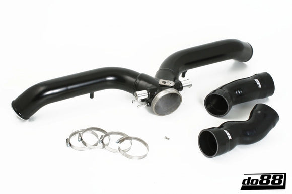 do88 Porsche 997.2 Turbo 2010- Y-Pipe Black for do88 Intercooler
