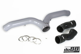 do88 Porsche 997.1 Turbo Y-Pipe Silver for do88 ICM-230 Intercooler
