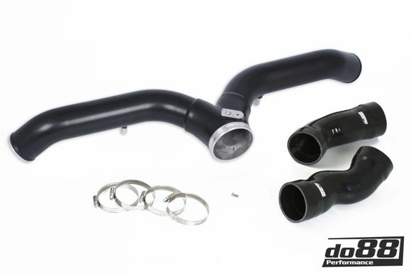 do88 Porsche 997.1 Turbo Y-Pipe Black for OEM Intercooler
