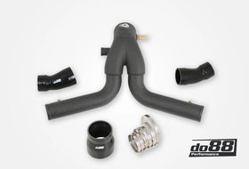 do88 Porsche 911 Turbo (991.1) 13-15 Y-Pipe Black for OEM Intercooler