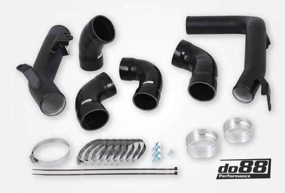 do88 Volvo S60 V60 XC60 V90 S90 XC90 SPA Pressure Pipes Diesel do88 Intercooler Black Hoses
