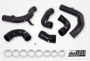 do88 Audi/Seat/Skoda/Volkswagen 1.8T/2.0T (MQB) OEM Intercooler Pressure Pipes w/Black Hoses-1