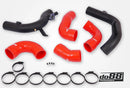 do88 VAG 2.0 TSI EA888 Gen4 (300hp+) do88 Intercooler Pressure Pipes Red Hoses-1