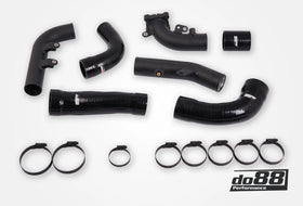 do88 Toyota Yaris GR Pressure Pipes for do88 Intercooler Black Hoses