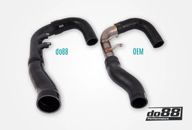 do88 Toyota Yaris GR Pressure Pipes for do88 Intercooler Black Hoses - 0