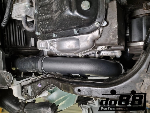 do88 Toyota Yaris GR Pressure Pipes for do88 Intercooler Black Hoses