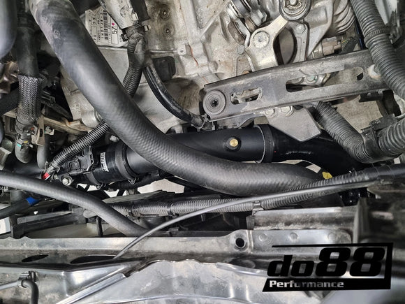 do88 Toyota Yaris GR Pressure Pipes for do88 Intercooler Black Hoses