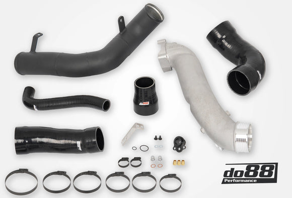 do88 Audi RS3 2.5T (8V)/TT RS 2.5T (8S) Charge Pipes (do88 Intercooler) - Black