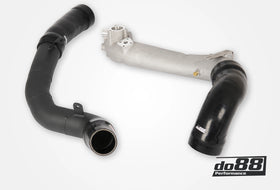 do88 Audi RS3 2.5T (8V)/TT RS 2.5T (8S) Charge Pipes (do88 Intercooler) - Black - 0