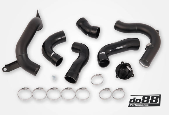 do88 14-17 Volkswagen Polo GTI 1.8T/Seat Ibiza Cupra 1.8T EA888 Pressure Pipes + TurboMuffler Delete