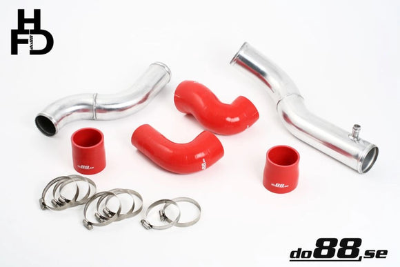 do88 Volvo 7/940 Turbo Top Connection Pipe Kit Red Hoses standard Throttle Body