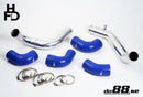 do88 Volvo 7/940 Turbo Center Connection Pipe Kit Blue Hoses standard Throttle Body-1