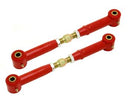 BMR 10-15 5th Gen Camaro Rear Adj. Toe Rods (Polyurethane) - Red-1