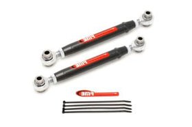 BMR 10-15 5th Gen Camaro Rear Adj. Rod Ends Toe Rods - Black Hammertone