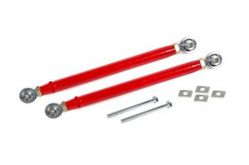 BMR 16-17 6th Gen Camaro Rear Double Adj. Rod Ends Toe Rods - Red