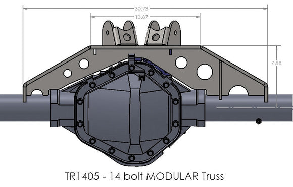 Artec Industries 1970-2010 Chevrolet K30 K20 14 Bolt Modular Truss