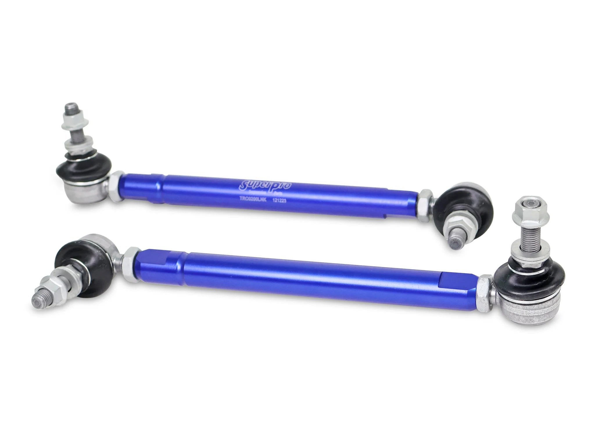 Front Sway Bar Link Kit - Heavy Duty Adjustable (254mm-305mm Length, 10mm Studs) - 0