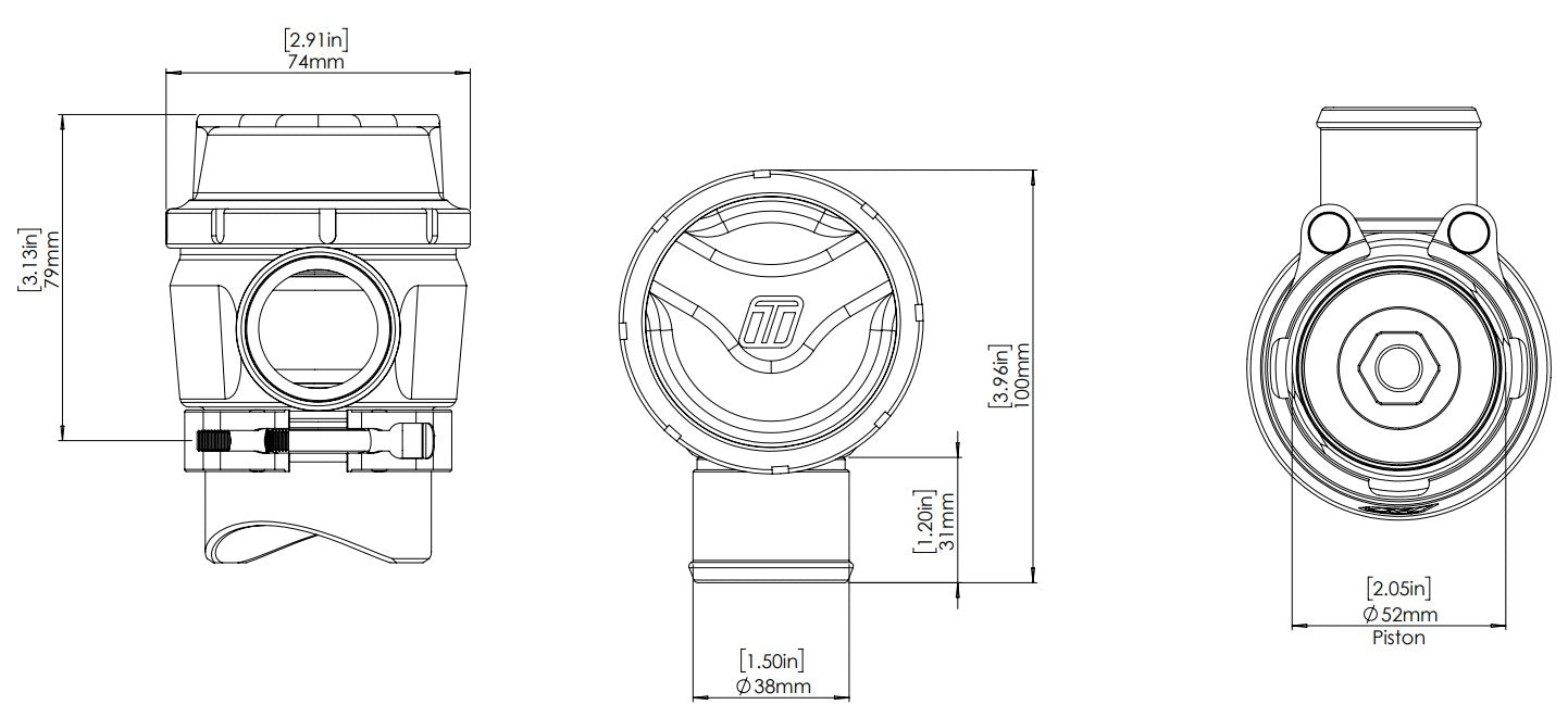 Turbosmart BOV RacePort Plumb Back GenV Sleeper