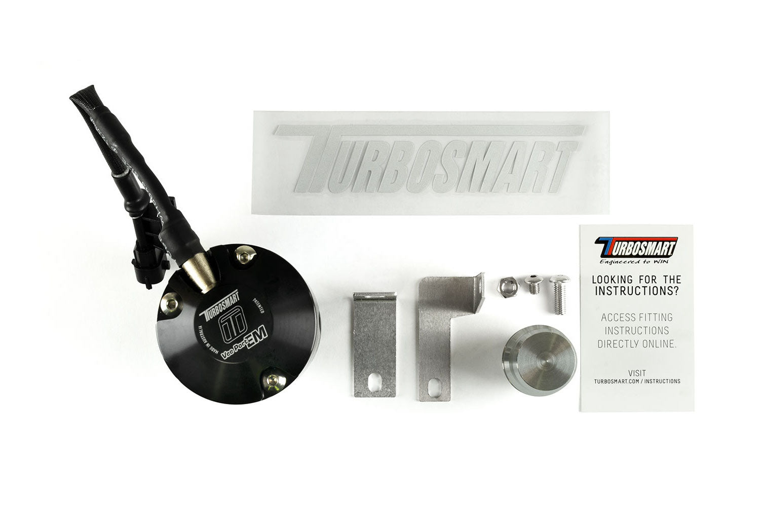 TURBOSMART VEE PORT EM BOV: 2013+ FORD F-150 ECOBOOST