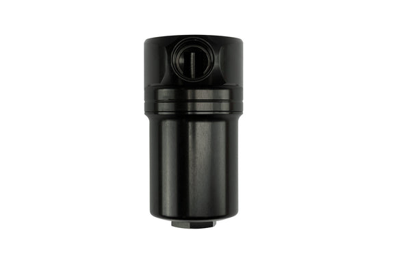 Turbosmart 10um 6AN Fuel Filter Canister - Black