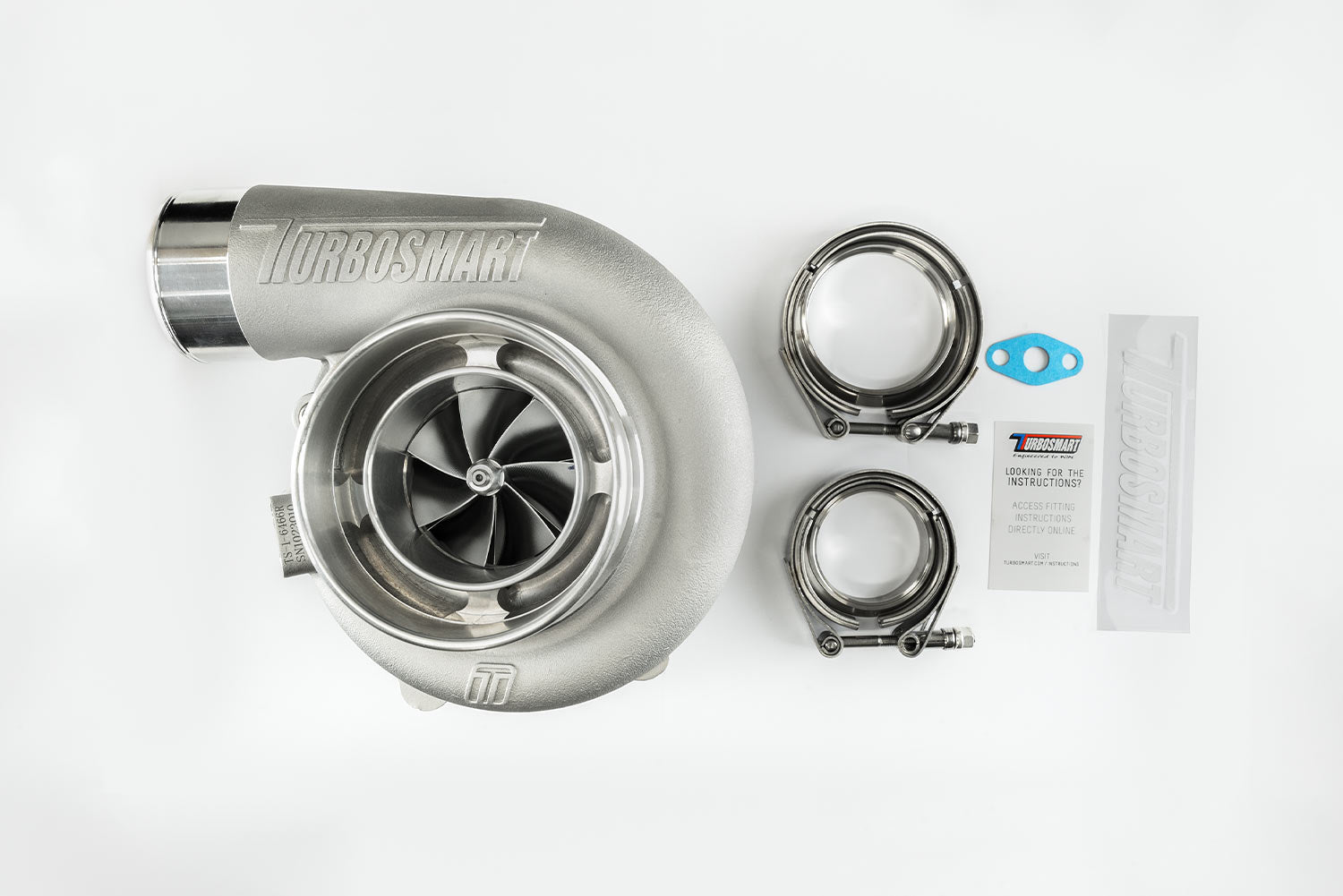 TS-1 Performance Turbocharger 6262 V-Band 0.82AR Externally Wastegated (Reversed Rotation)