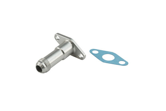 Turbosmart 50.8mm 10AN 75mm Extended Oil Drain - Silver