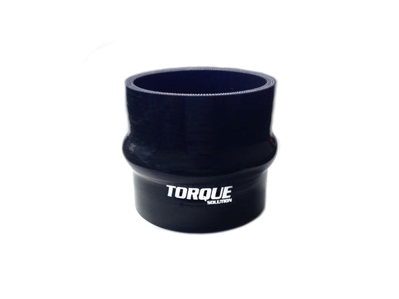 Torque Solution Hump Silicone Coupler: 3" Black Universal