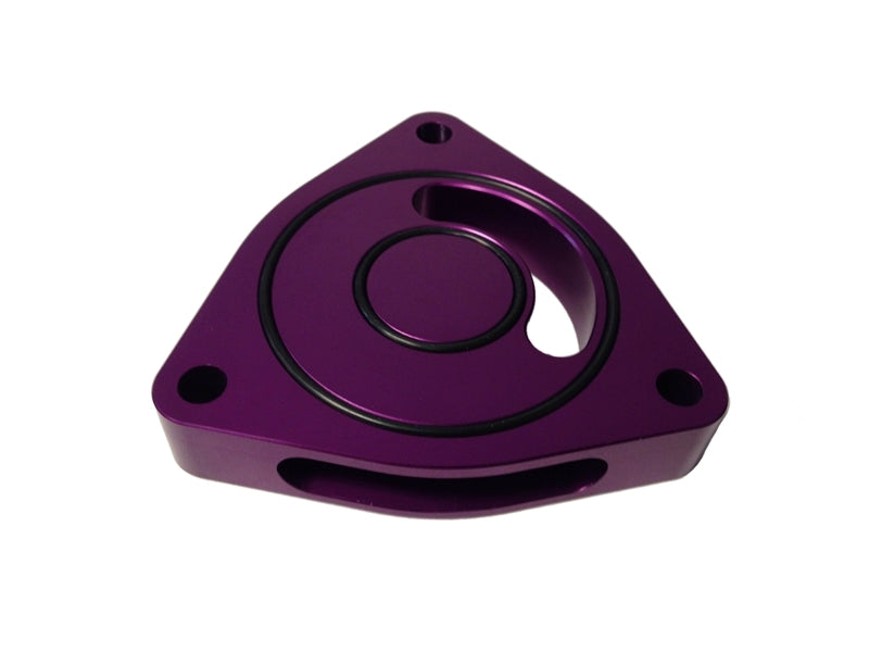 Torque Solution V2 Blow Off BOV Sound Plate (Purple): Multiple Applications