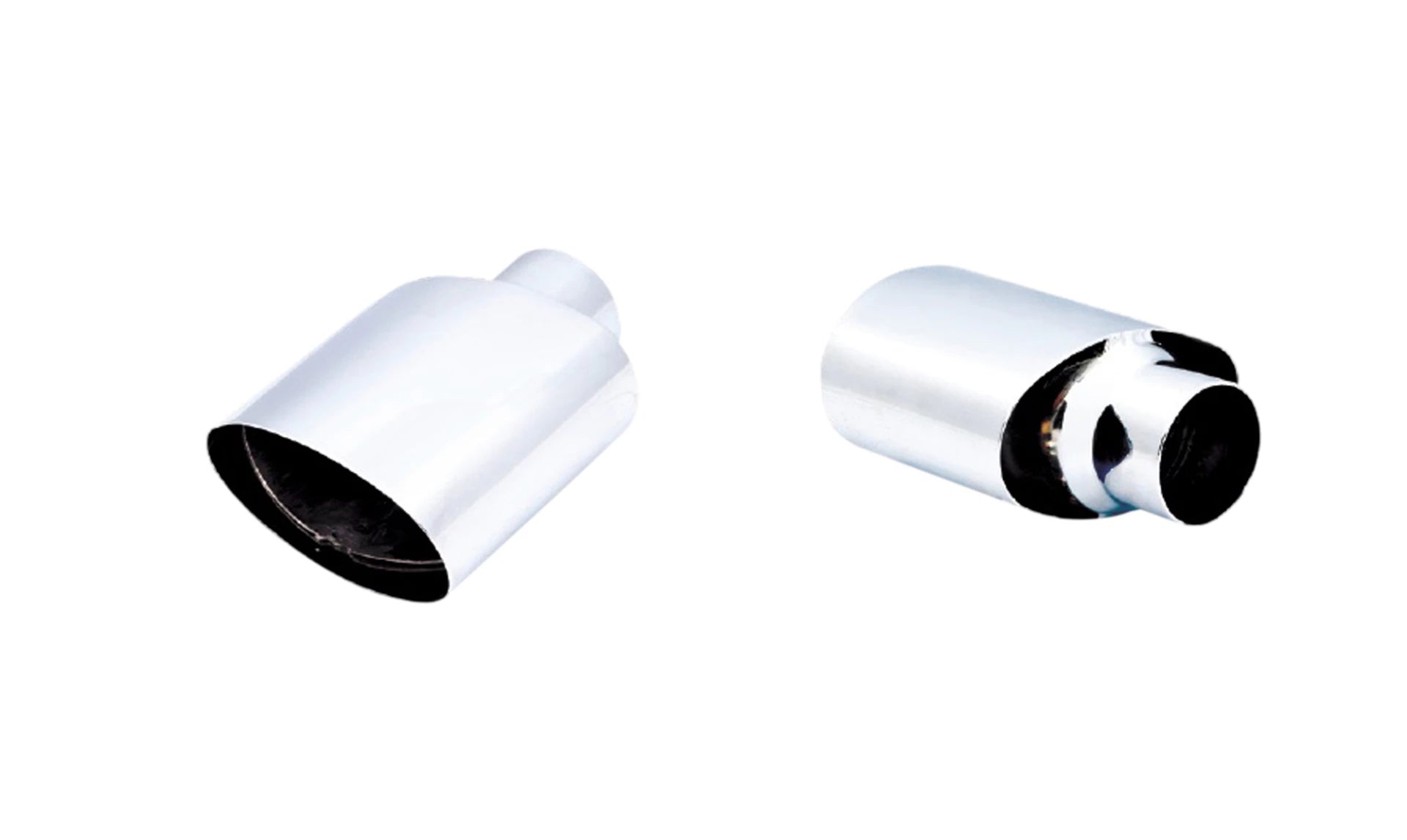 Xforce 3 Inlet. Oval (3"X5.5") Single Angle Straight Cut.Stainless Steel Tip"