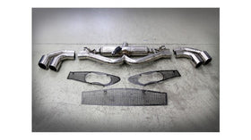 TUBI 4C QUAD TIPS EXHAUST SYSTEM WITH EXCU AND GRIDS