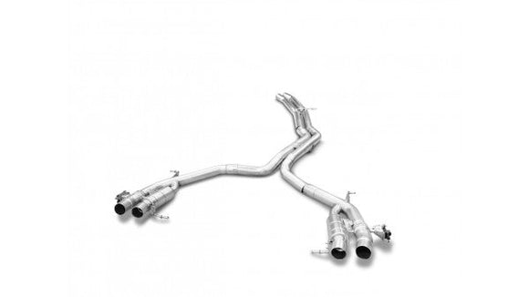 TUBI RS6 C8 MUFFLERS KIT