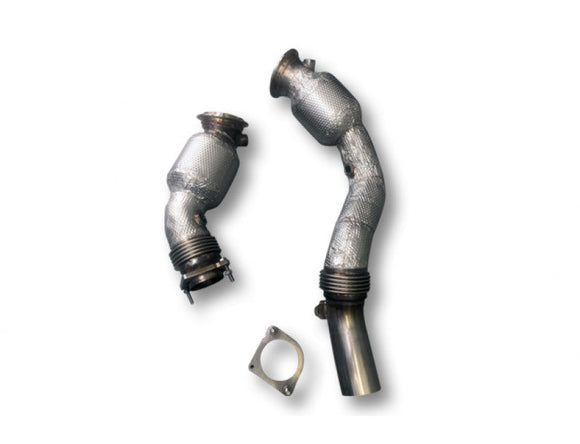 TUBI M3 F80 & M4 F82, M2 COMPETITION F87 100 CELLS CATALYTIC CONVERTERS KIT