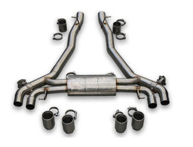 TUBI BMW M5 & M5 CS F90 REAR EXHAUST w ELECTRIC VALVE