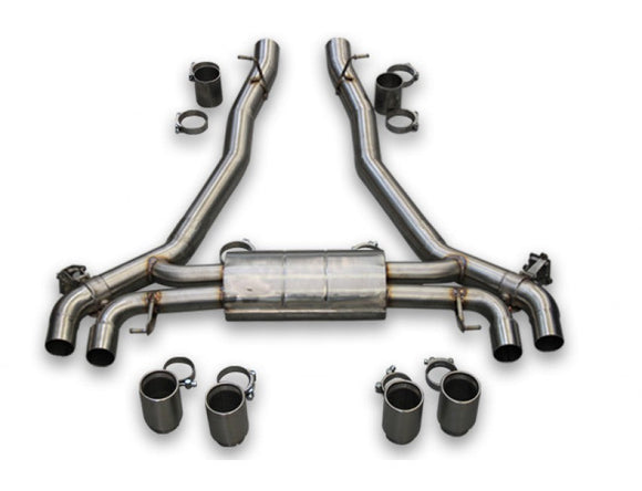 TUBI BMW M5 & M5 CS F90 REAR EXHAUST w ELECTRIC VALVE