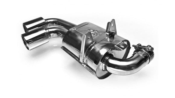 TUBI F430 DOUBLE MUFFLERS EXHAUST KIT NO VALVE