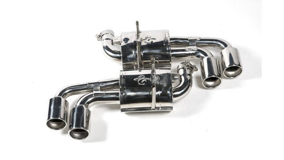 TUBI F430 DOUBLE MUFFLERS EXHAUST KIT NO VALVE