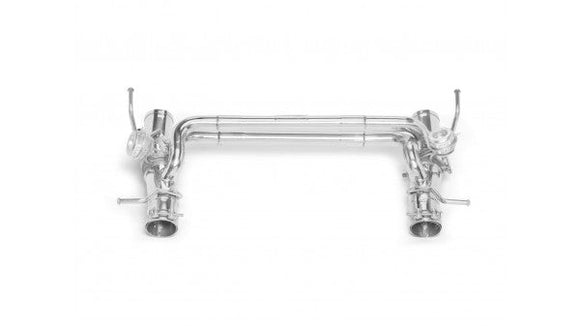 TUBI 488 GTB & SPIDER STRAIGHT PIPES EXHAUST w VALVES