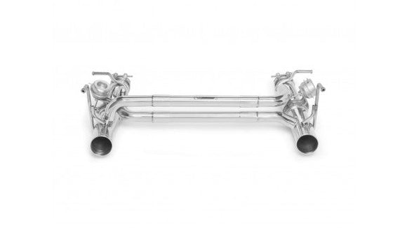 TUBI 488 GTB & SPIDER STRAIGHT PIPES EXHAUST w VALVES