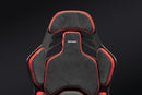 Recaro Podium CFK (CF/Kevlar) FIA/ABE Medium/Left Hand Seat - Alcantara Blk/Leather Red-8