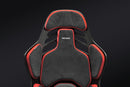 Recaro Podium CFK (CF/Kevlar) FIA/ABE Medium/Right Hand Seat - Alcantara Blk/Leather Red-8