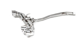 TUBI GT-R D76 EXHAUST AND TITANIUM TIPS w VALVE KIT for Y PIPE D76 OR D70