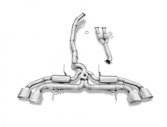 TUBI GT-R TITANIUM D90 EXHAUST w VALVE KIT for Y PIPE D76 OR D70